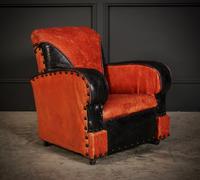 Rare Art Deco Style Leather Childs Club Chair (2 of 8) Rare Art Deco Style Leather Childs Club Chair (2 of 8)