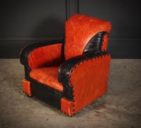 Rare Art Deco Style Leather Childs Club Chair (5 of 8) Rare Art Deco Style Leather Childs Club Chair (5 of 8)