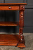 Victorian Oak 3 Tier Console Table (8 of 15) Victorian Oak 3 Tier Console Table (8 of 15)