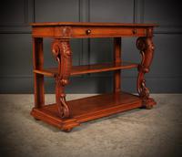 Victorian Oak 3 Tier Console Table (2 of 15) Victorian Oak 3 Tier Console Table (2 of 15)