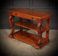 Victorian Oak 3 Tier Console Table (9 of 15) Victorian Oak 3 Tier Console Table (9 of 15)