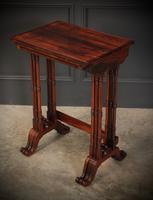Superb Regency Rosewood Nest of 3 Tables (4 of 19) Superb Regency Rosewood Nest of 3 Tables (4 of 19)