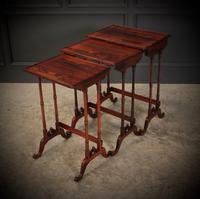 Superb Regency Rosewood Nest of 3 Tables (5 of 19) Superb Regency Rosewood Nest of 3 Tables (5 of 19)