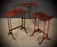 Superb Regency Rosewood Nest of 3 Tables (11 of 19) Superb Regency Rosewood Nest of 3 Tables (11 of 19)