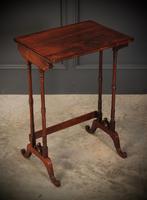 Superb Regency Rosewood Nest of 3 Tables (12 of 19) Superb Regency Rosewood Nest of 3 Tables (12 of 19)