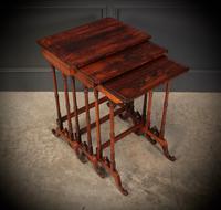 Superb Regency Rosewood Nest of 3 Tables (18 of 19) Superb Regency Rosewood Nest of 3 Tables (18 of 19)