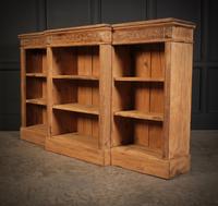 Bleached Carved Oak Open Bookcase (2 of 13) Bleached Carved Oak Open Bookcase (2 of 13)