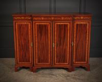 Magnificent Marquetry Inlaid Breakfront Bookcase (3 of 12) Magnificent Marquetry Inlaid Breakfront Bookcase (3 of 12)