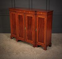 Magnificent Marquetry Inlaid Breakfront Bookcase (7 of 12) Magnificent Marquetry Inlaid Breakfront Bookcase (7 of 12)