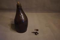 Large Leather George III Gun Powder Flask (2 of 3) Large Leather George III Gun Powder Flask (2 of 3)