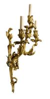 Pair of French Ormolu Wall Sconces (4 of 6) Pair of French Ormolu Wall Sconces (4 of 6)