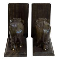 Fine Quality Pair of Edwardian Elephant Bookends (4 of 5) Fine Quality Pair of Edwardian Elephant Bookends (4 of 5)