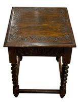 Carved Oak Occasional Table c.1880 (3 of 6) Carved Oak Occasional Table c.1880 (3 of 6)