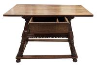 Swiss Cherrywood Marriage Table Dated 1804 (3 of 6) Swiss Cherrywood Marriage Table Dated 1804 (3 of 6)