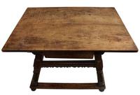 Swiss Cherrywood Marriage Table Dated 1804 (5 of 6) Swiss Cherrywood Marriage Table Dated 1804 (5 of 6)