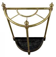 Brass Demi-Lune Umbrella Stand (4 of 5) Brass Demi-Lune Umbrella Stand (4 of 5)