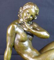 Bronze Art Deco Reclining Nude Sculpture (6 of 7) Bronze Art Deco Reclining Nude Sculpture (6 of 7)