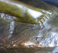 Bronze Art Deco Reclining Nude Sculpture (2 of 7) Bronze Art Deco Reclining Nude Sculpture (2 of 7)