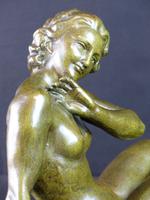 Bronze Art Deco Reclining Nude Sculpture (7 of 7) Bronze Art Deco Reclining Nude Sculpture (7 of 7)