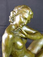 Bronze Art Deco Reclining Nude Sculpture (5 of 7) Bronze Art Deco Reclining Nude Sculpture (5 of 7)