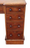 Victorian Mahogany Desk Writing Dressing Table Twin Pedestal (3 of 8) Victorian Mahogany Desk Writing Dressing Table Twin Pedestal (3 of 8)