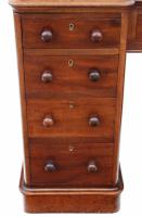 Victorian Mahogany Desk Writing Dressing Table Twin Pedestal (4 of 8) Victorian Mahogany Desk Writing Dressing Table Twin Pedestal (4 of 8)