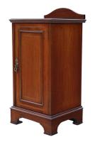 Edwardian Inlaid Mahogany Bedside Table Cupboard Cabinet (5 of 8) Edwardian Inlaid Mahogany Bedside Table Cupboard Cabinet (5 of 8)