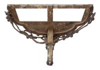 19th Century Gilt Marble Demi-Lune Console Table (8 of 8) 19th Century Gilt Marble Demi-Lune Console Table (8 of 8)