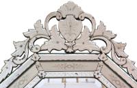19th Century Large Quality Venetian Glass Overmantle or Wall Mirror (2 of 8) 19th Century Large Quality Venetian Glass Overmantle or Wall Mirror (2 of 8)
