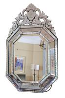 19th Century Large Quality Venetian Glass Overmantle or Wall Mirror (8 of 8) 19th Century Large Quality Venetian Glass Overmantle or Wall Mirror (8 of 8)