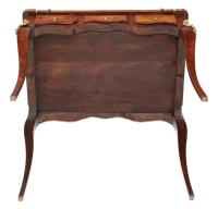 Small 19th Century Marquetry Cylinder Bureau Desk (2 of 9) Small 19th Century Marquetry Cylinder Bureau Desk (2 of 9)