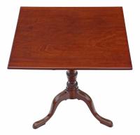 Georgian Mahogany Tilt Top Supper Table Side Wine C.1820 (2 of 9) Georgian Mahogany Tilt Top Supper Table Side Wine C.1820 (2 of 9)