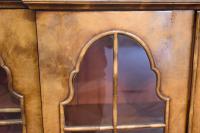 Walnut Queen Anne Style Breakfront Bookcase c.1900 (3 of 3) Walnut Queen Anne Style Breakfront Bookcase c.1900 (3 of 3)