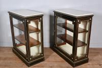 Pair of Victorian Brass Inlaid Pier Cabinet (6 of 8) Pair of Victorian Brass Inlaid Pier Cabinet (6 of 8)