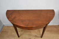 Antique Pair of Georgian Mahogany Demi Lune Console Tables (3 of 3) Antique Pair of Georgian Mahogany Demi Lune Console Tables (3 of 3)