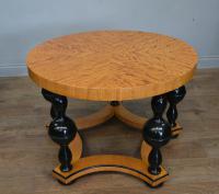Art Deco Satin Birch Circular Coffee Table (3 of 3) Art Deco Satin Birch Circular Coffee Table (3 of 3)