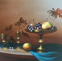 Still Life Fruit Oil Painting by Jozsef Molnar (3 of 7) Still Life Fruit Oil Painting by Jozsef Molnar (3 of 7)