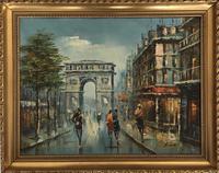 Impressionist Parisian Oil Painting Arc De Triomphe (6 of 6) Impressionist Parisian Oil Painting Arc De Triomphe (6 of 6)