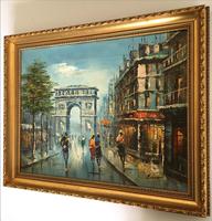 Impressionist Parisian Oil Painting Arc De Triomphe (3 of 6) Impressionist Parisian Oil Painting Arc De Triomphe (3 of 6)