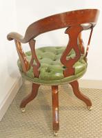 Victorian Mahogany and Leather Swivelling Desk Chair (6 of 7) Victorian Mahogany and Leather Swivelling Desk Chair (6 of 7)