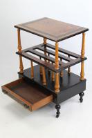 Victorian Ebonised Canterbury Whatnot (3 of 13) Victorian Ebonised Canterbury Whatnot (3 of 13)