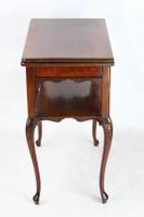 Small Victorian Mahogany Fold Over Card Table (4 of 13) Small Victorian Mahogany Fold Over Card Table (4 of 13)