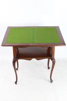 Small Victorian Mahogany Fold Over Card Table (7 of 13) Small Victorian Mahogany Fold Over Card Table (7 of 13)
