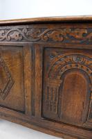Small Carved Oak Coffer / Blanket Chest c.1920 (13 of 14) Small Carved Oak Coffer / Blanket Chest c.1920 (13 of 14)