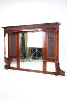 Large Victorian Carved Mahogany Overmantle Mirror (2 of 13) Large Victorian Carved Mahogany Overmantle Mirror (2 of 13)