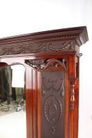 Large Victorian Carved Mahogany Overmantle Mirror (3 of 13) Large Victorian Carved Mahogany Overmantle Mirror (3 of 13)