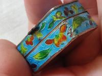 Antique Chinese Enamel Solid Silver Pill Box with Shrimp (10 of 12) Antique Chinese Enamel Solid Silver Pill Box with Shrimp (10 of 12)
