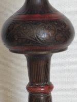 Old Anglo Indian Brass Engraved and Enamel Candle Holder/ Trumpet Vase circa 1930s (2 of 11) Old Anglo Indian Brass Engraved and Enamel Candle Holder/ Trumpet Vase circa 1930s (2 of 11)