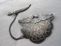 Antique Imperial Russian Niello Silver Belt Buckle 84 Kokoshnik Mark( Free shipping to UK) (9 of 9) Antique Imperial Russian Niello Silver Belt Buckle 84 Kokoshnik Mark( Free shipping to UK) (9 of 9)