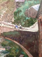 Large Oil Painting on Canvas signed Landscape View of Tabescan Pyrenees Spain (9 of 12) Large Oil Painting on Canvas signed Landscape View of Tabescan Pyrenees Spain (9 of 12)